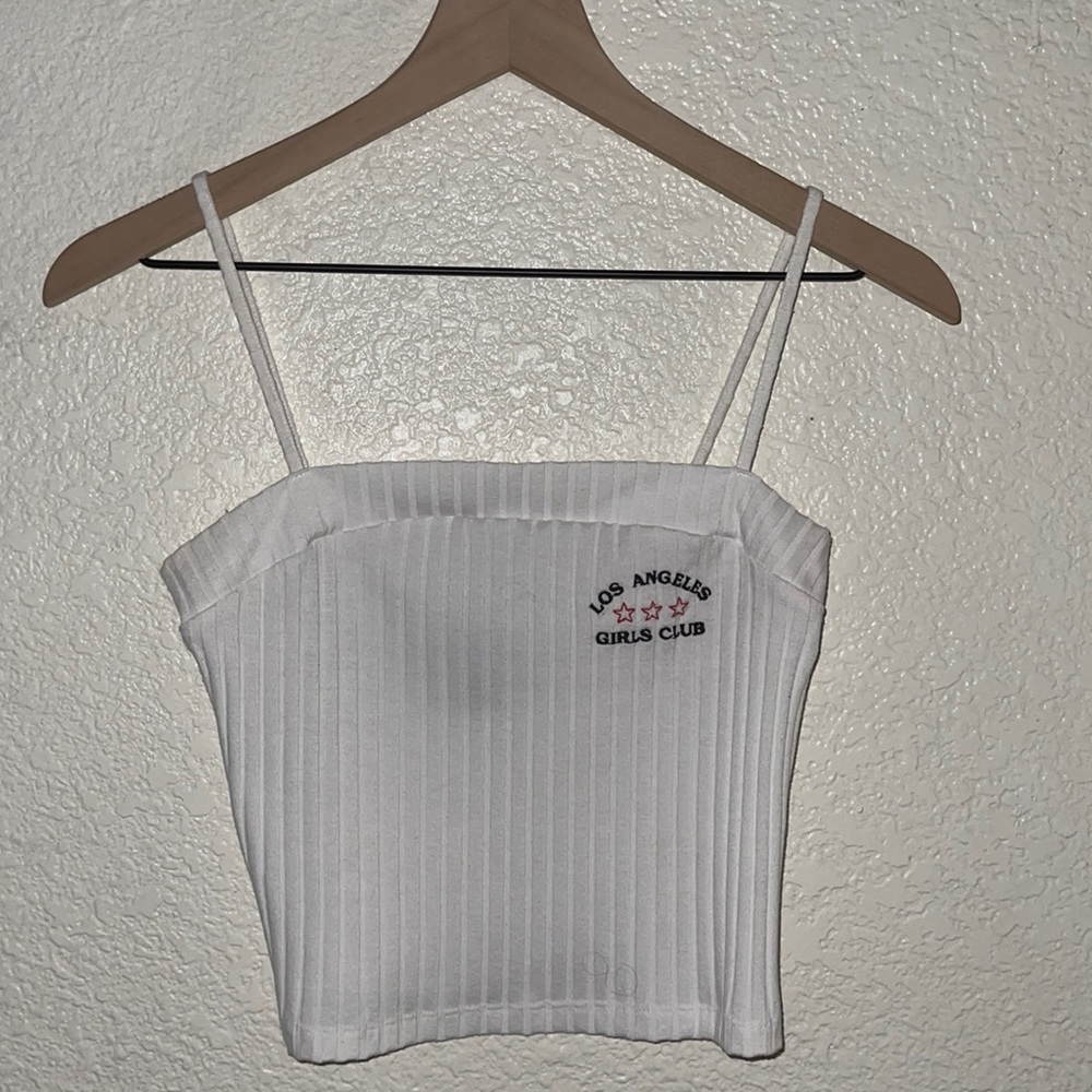 White Crop Top